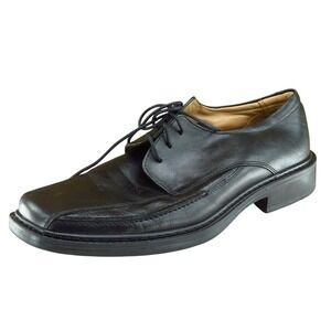 J. Ferrar Shoes Sz 10.5 M Black Derby Oxfords Leather Men‎ 32131